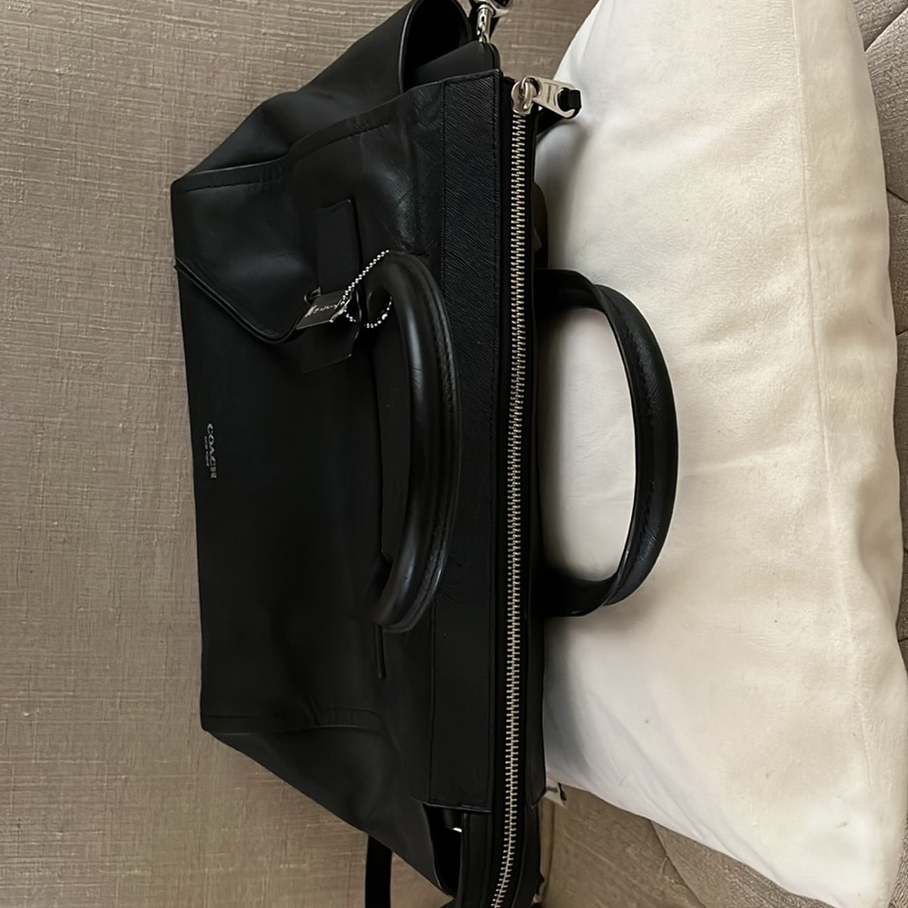 ❌SOLD❌COACH Bleeker Riley saffiano large black leather purse, 30149, EUC - Picture 15 of 15